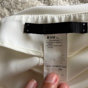 New BVM cream trousers